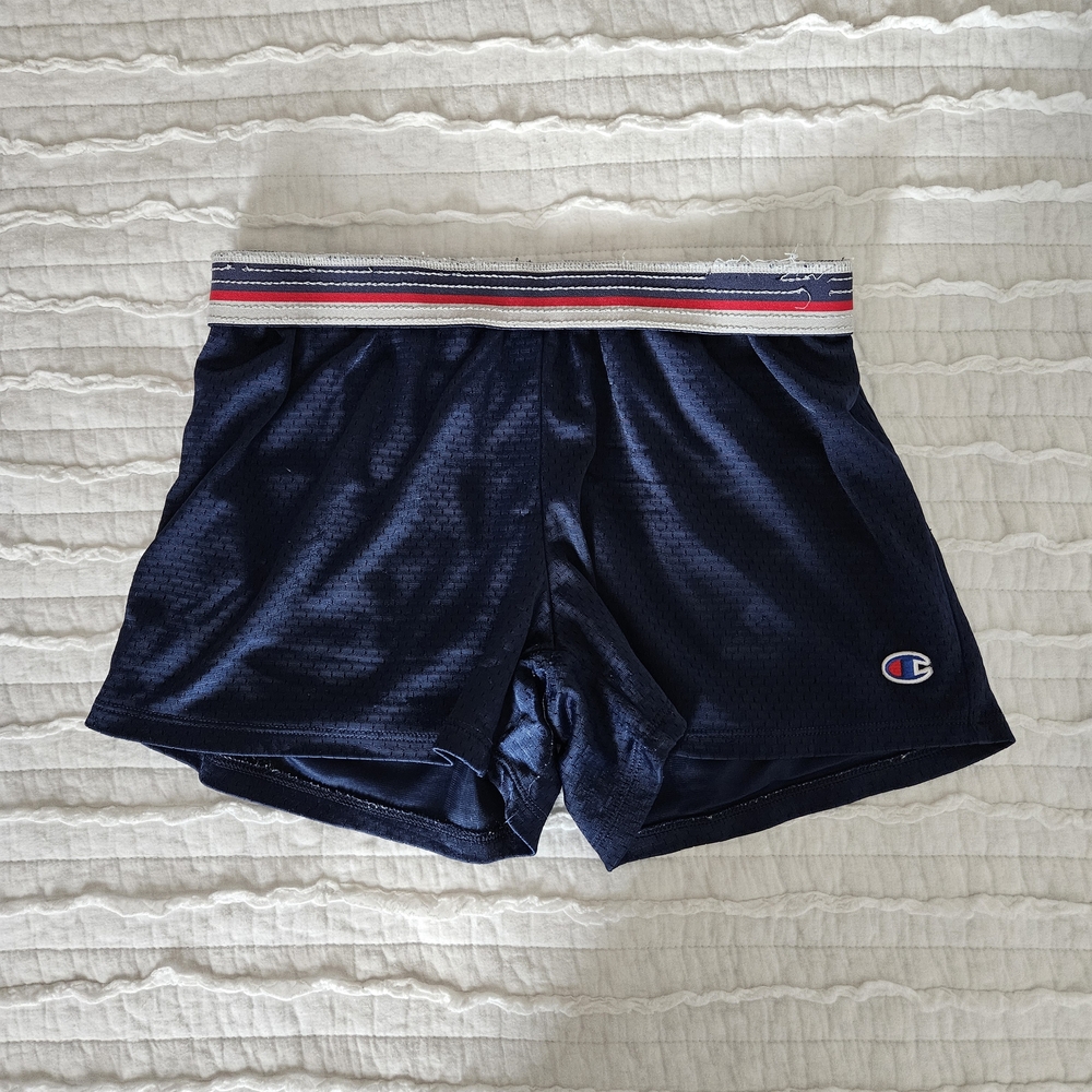 Womens Champion Navy Athletic Shorts